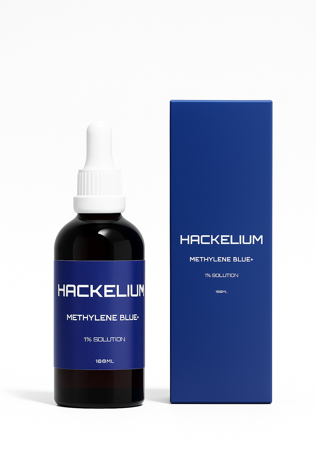 1 Methylene Blue (50ml) Bottle - 1% Usp - Hackelium