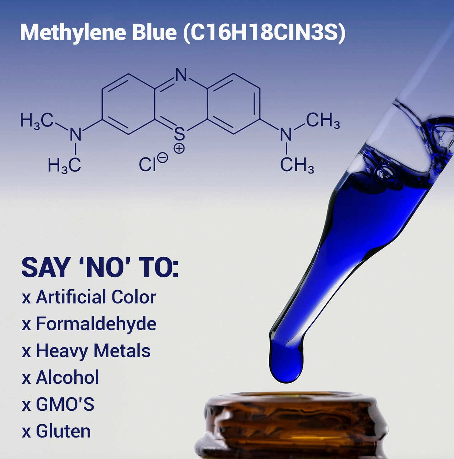 3 Methylene Blue 1% – 3 Bottles Pack (90ml Total)